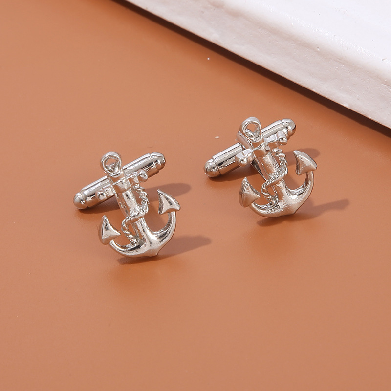 nuovi gemelli ancora tendenza moda personalità uomini e donne affari camicia polsino chiodo accessori Gemelli_voghion.com