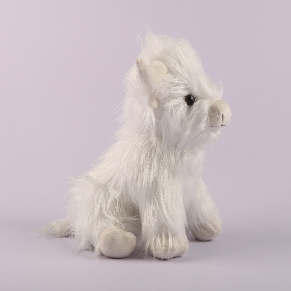 Highland Cow simuléiert Schottesch Highland Kou Plüschpopp laang Hoer Kou Internet Promi Spillsaach_voghion.com