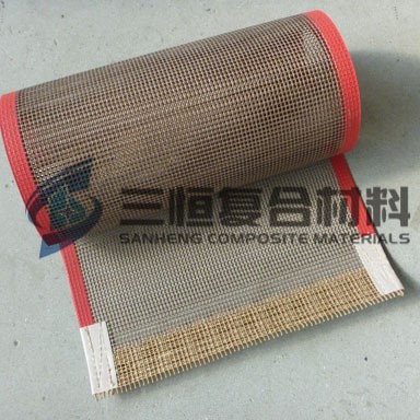 厂家优质供应传送式玻璃烘干机 隧道炉专用特氟龙耐高温网格带