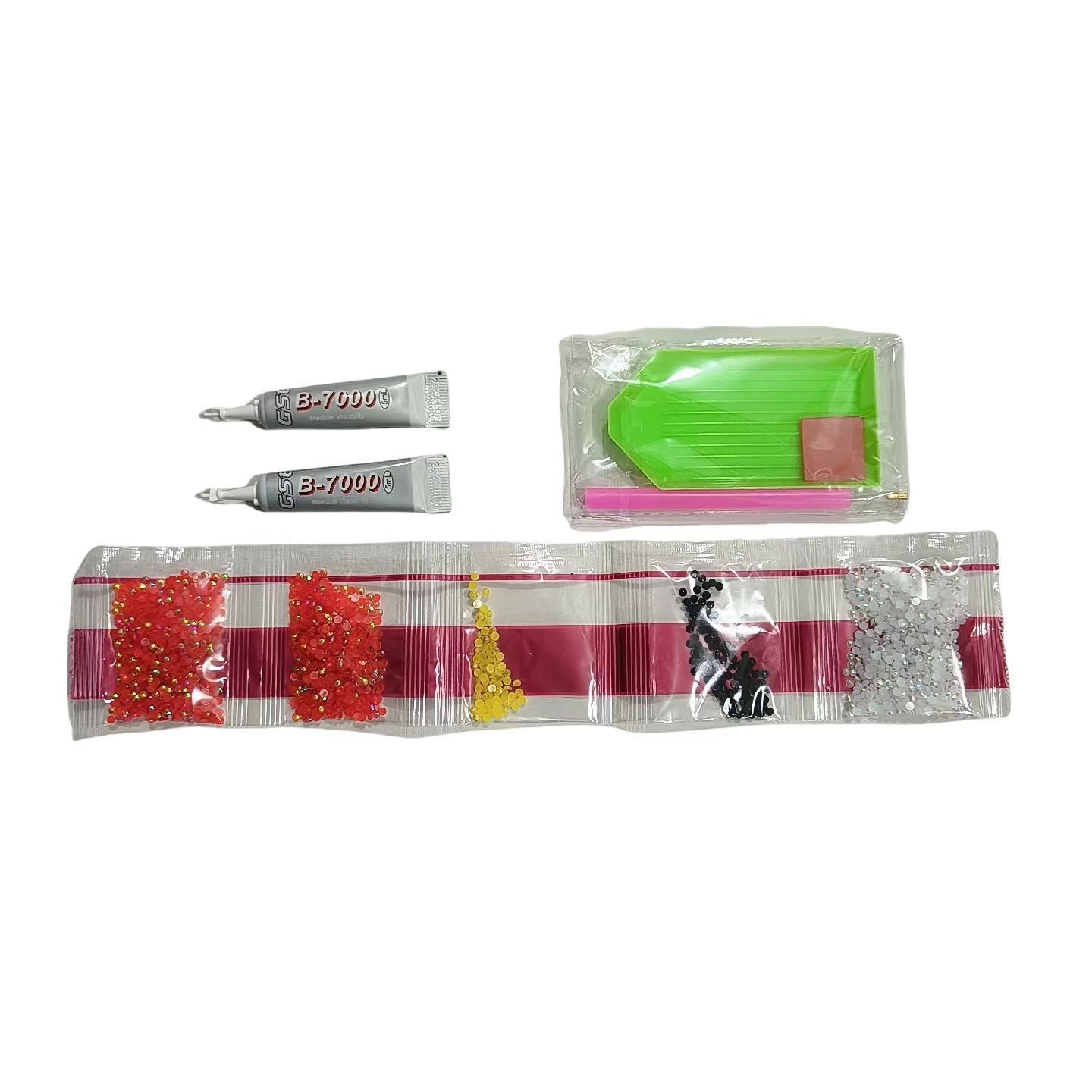 Hellokitty peine hecho a mano de diamantes completos bricolaje peine de maquillaje portátil pequeño para regalos de novia creatividad de San Valentín