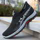 Cross-border New Men's Casual Shoes Middle-aged and Elderly Men's Shoes Comfortable Breathable sneaker Slip-on Dad Shoes Soft-soled Cloth Shoes