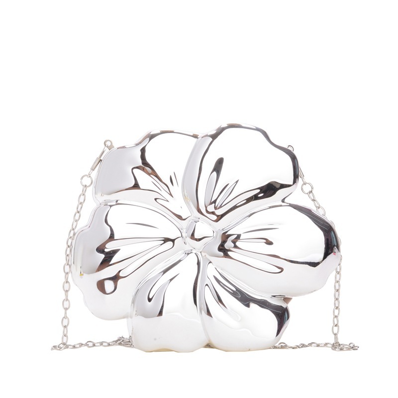 2025 nueva bolsa de cena transfronteriza flores bolsas acrílicas bolsas de mano damas cadenas bolsas de vestir bolsas de moda