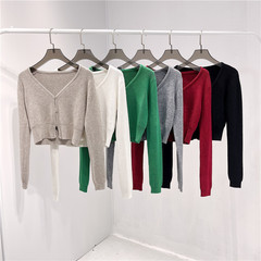 舞蹈毛衣女芭蕾舞練功服形體藝考外套體操現代舞外搭短款針織上衣