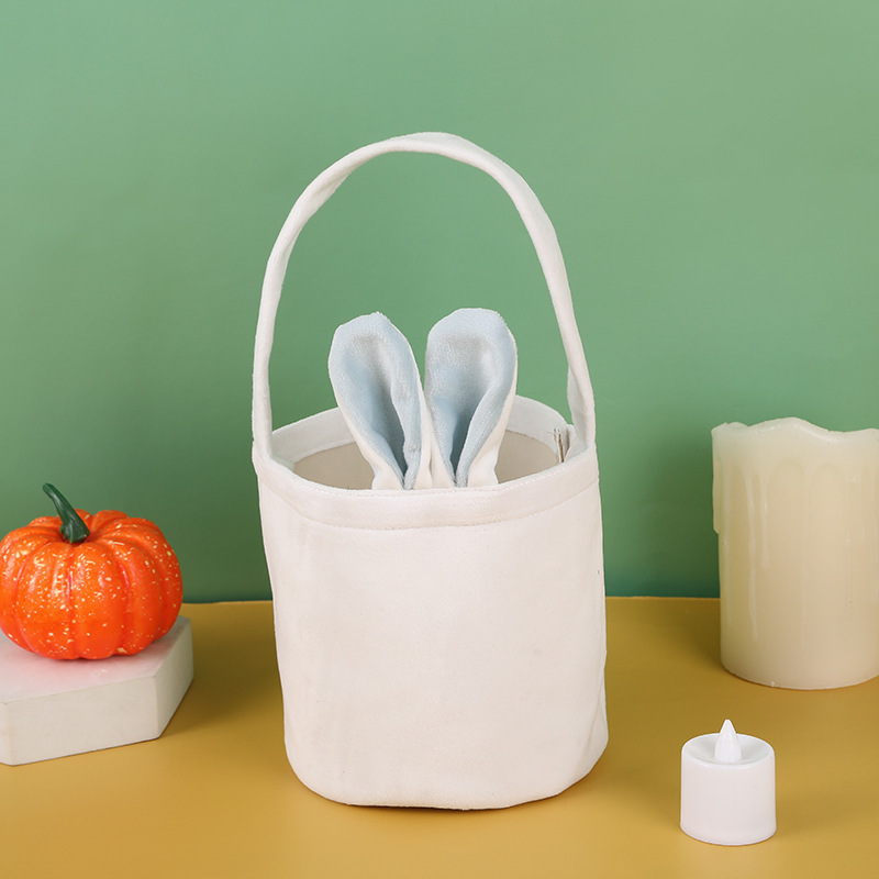 Ventas transfronterizas de conejo de Pascua bolsa de mano orejas de conejo cesta de fiesta caja de regalo embalaje caja de huevos bolsa de dulces