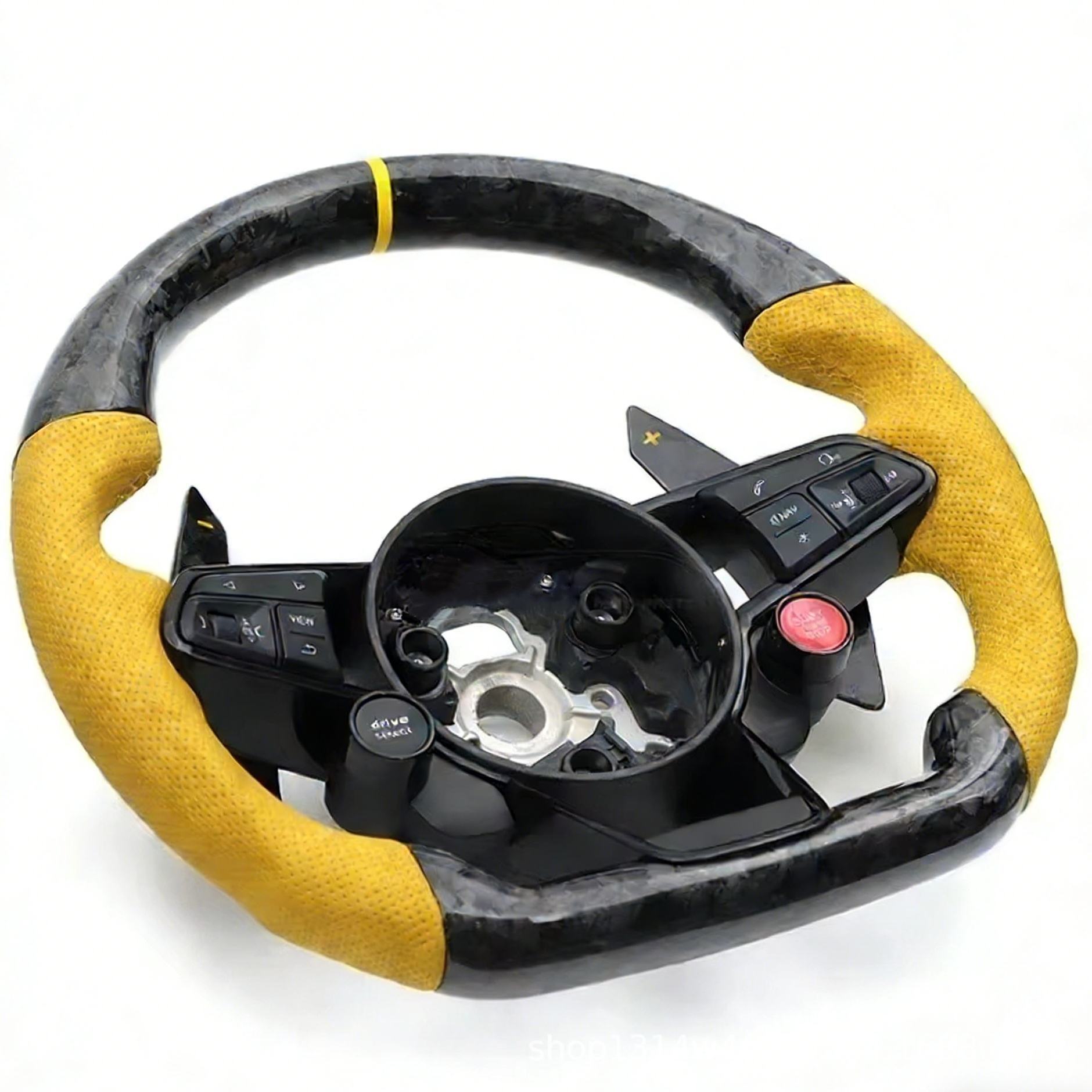 Suitable for Audi TT A4 B5 B6 B7 S5 B9 R8 A8 D3 S3 upgraded carbon fiber steering wheel