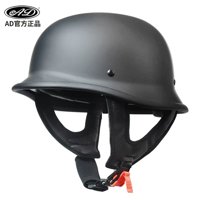 3C Certified German Soldier Helmet Motorcycle Electric Scooter Helmet Summer Biker Helmet Motorcycle Half Helmet Breathable for Men and Women