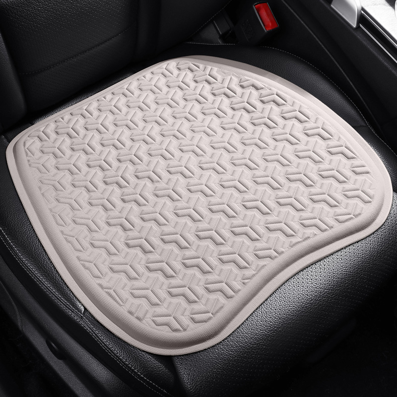 Cojín de gel Cojín de seda de hielo de verano Cojín de silla sedentaria de oficina Cojín fresco Cojín de trasero de estudiante transpirable Cojín de asiento de coche