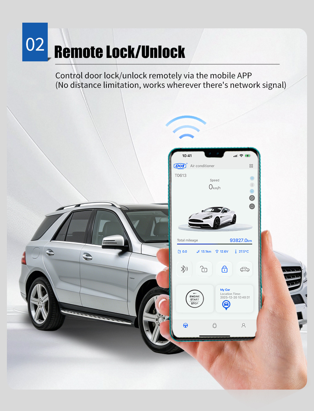 Modified One-Touch Start System Suitable for Vito, Aces, Ml, Gla, Glk, Cls, and Other Modified Vehicles with Keyless Entry