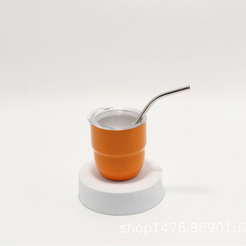 双层304不锈钢随行杯小红书同款户外露营礼品杯印LOGO迷你咖啡杯|undefined