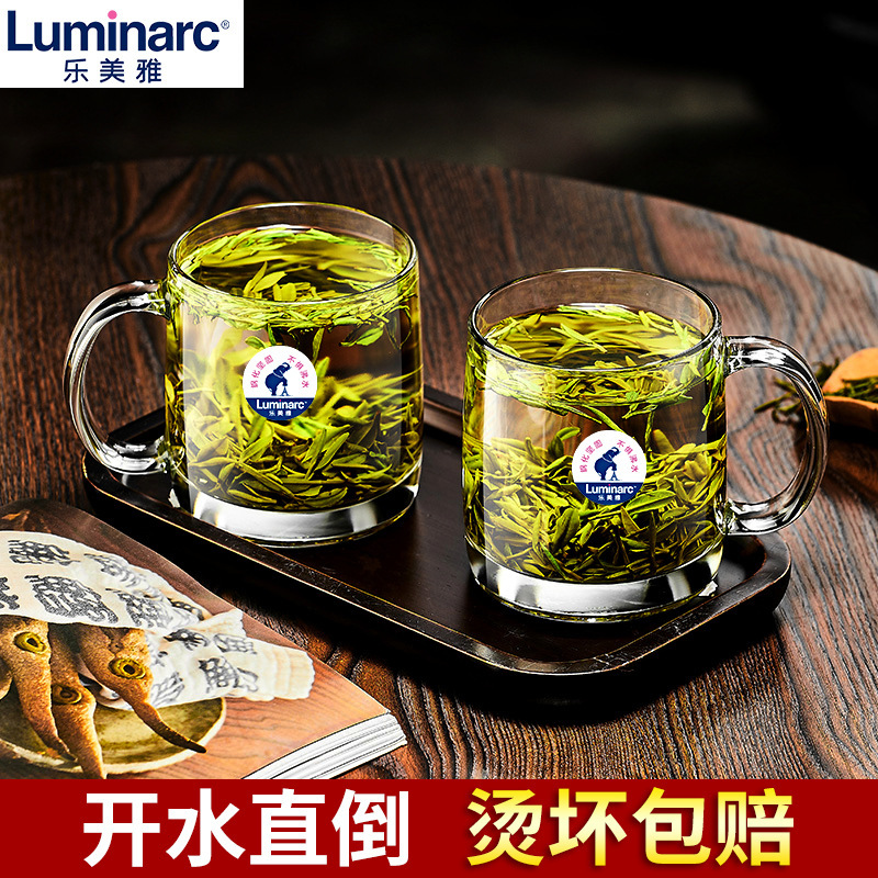 Lemeiya Tempered Glass Cup with Handle Tea Cup Household Water Cup Heat-resistant Tea Cup Microwave Milk Cup Drinking Cup Lemeiya Tempered Glass Cup with Handle Tea Cup Household Water Cup Heat-resistant Tea Cup Microwave Milk Cup Drinking Cup