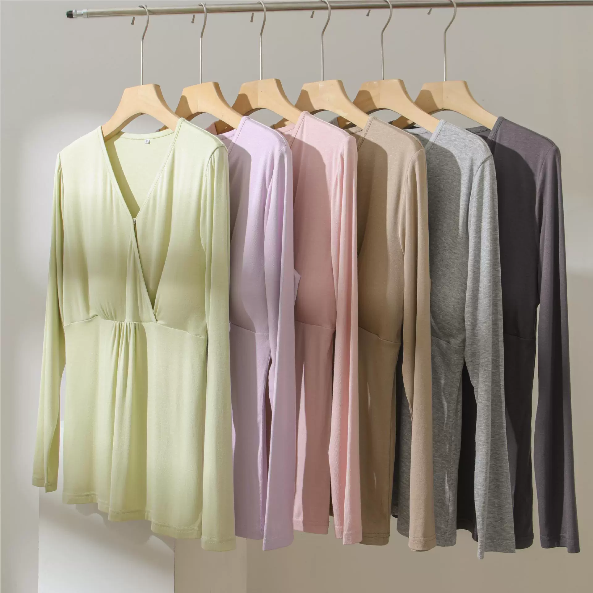 [3370 в наличии] пальто для кормления осенняя одежда осень-зима Новое Нижнее Белье для беременных Послеродовая Пижама с нагрудной накладкой Базовая рубашка