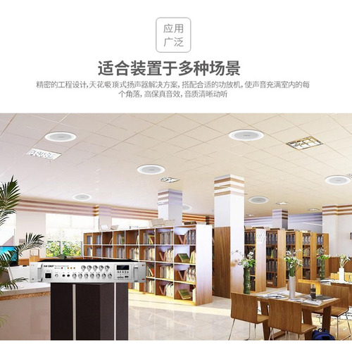 / S4-1 Coaxial Background Music Ceiling Speaker Ceiling Constant Pressure Speaker Public Broadcasting Audio
