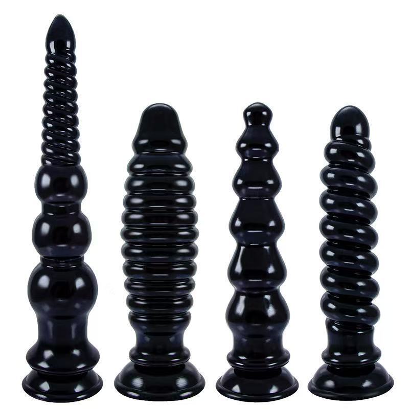 Suction cup anal plug advanced fun stimulation 5-6cm alternative large shaped anal whip back court massage large beads wholesale