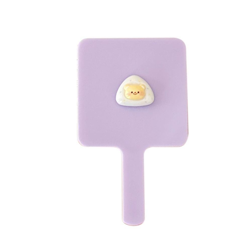 Nuevo espejo de maquillaje mini creativo espejo de oso lindo espejo de mango de corazón de niña de alto valor con espejo pequeño