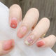 Wearing Nail Pieces Advanced Sense Summer Wearing Fake Nail Patch Nail Patch Finished Removable Nail Pieces Wholesale