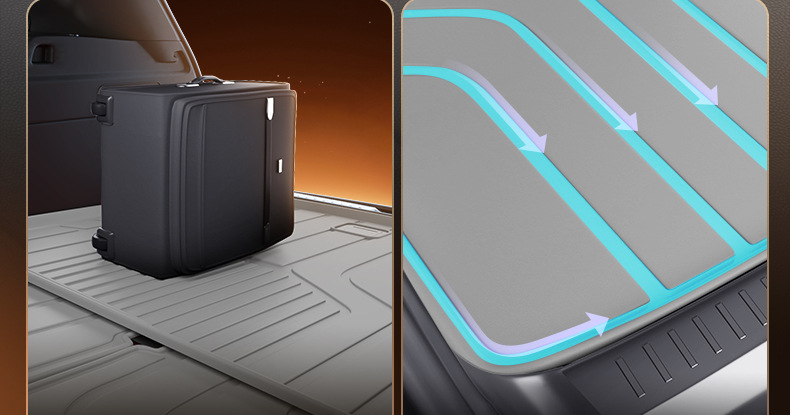 Suitable for Byd Hiace 06 Trunk Mat Tpe2026 Ev/Dmi Trunk Mat Modified Foot Mat Supplies