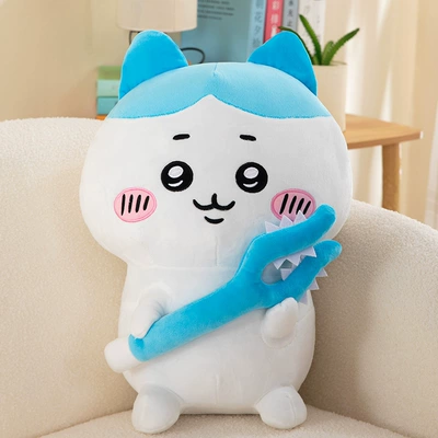 Doll Small Eight Plush – Oyuncaq yastıqlar - xiaoba-holds-a-fork-30cm