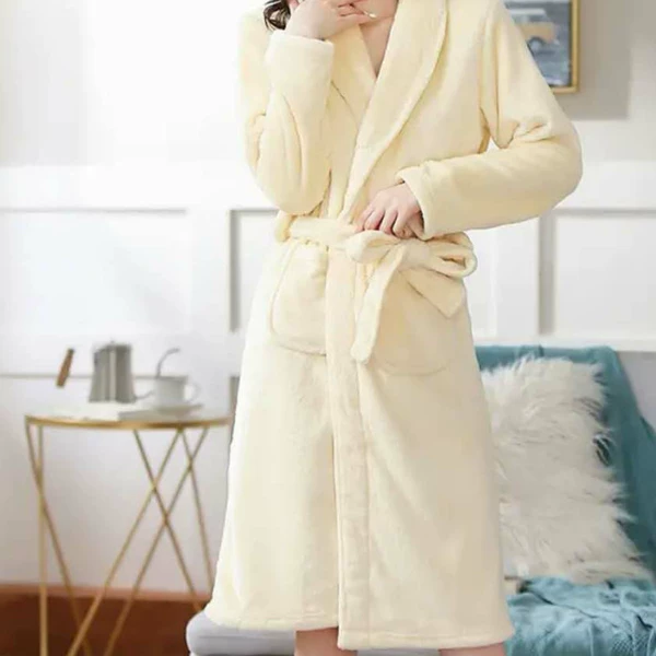 Beige robe (same style for men and women)