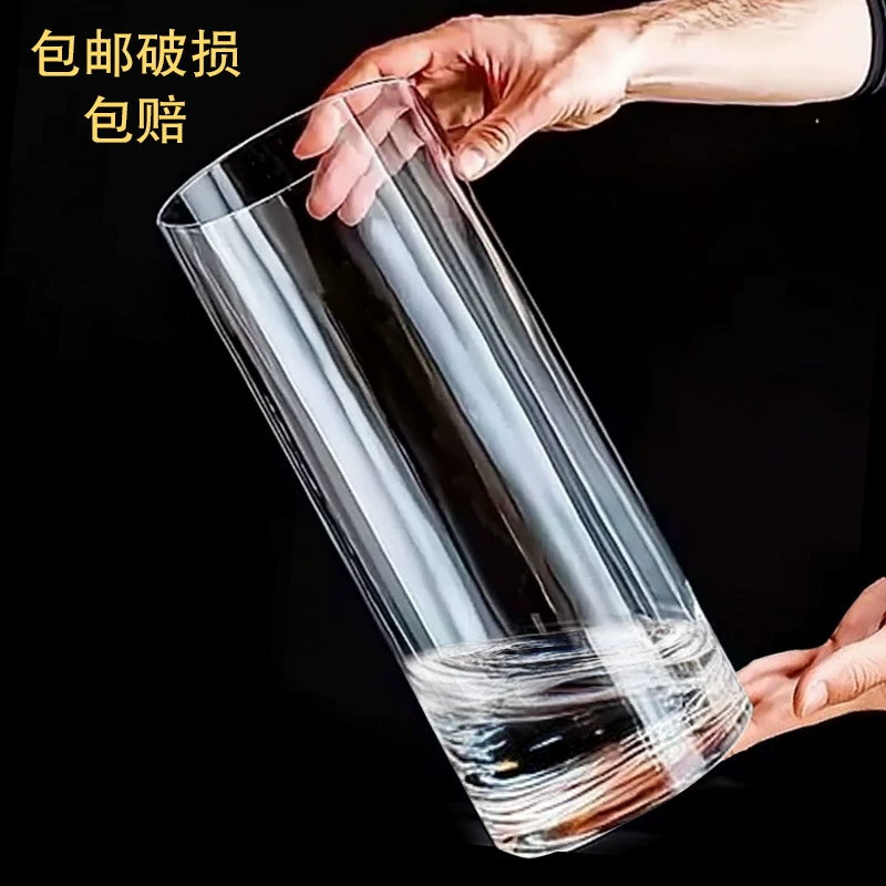 Настольный аквариум для гостиной небольшой акриловой прозрачный анти-падение ультра-белый пластиковый круглый цилиндрический имитационный стеклянный аквариум с золотыми рыбками