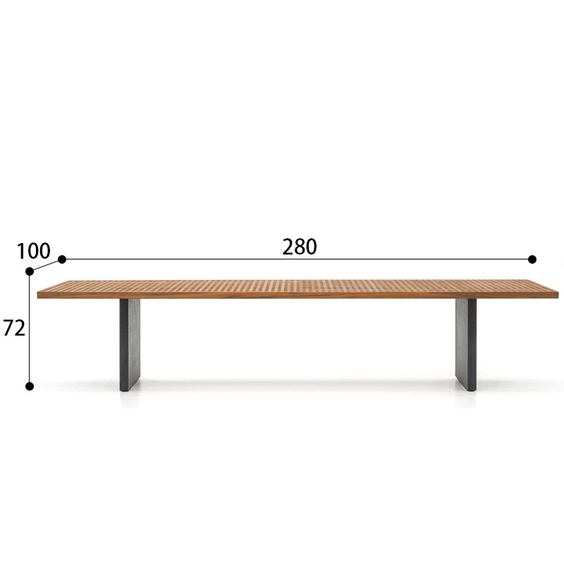 Mesa y silla al aire libre patio balcón jardín mesa de teca al aire libre mesa y silla de caña nórdica ocio muebles combinados