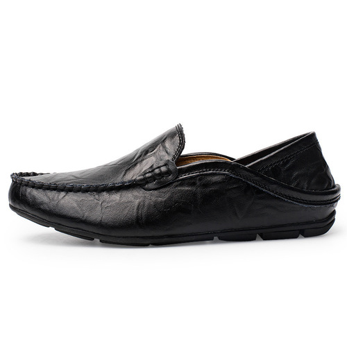 Single Item Travel Leather Shoes Wholesale Plus Size Moccasin Men's Outdoor Shoes