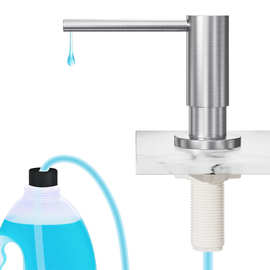 黄铜泵头厨房皂液器 洗菜盆洗洁精皂液器 厨房水槽皂液器厂家