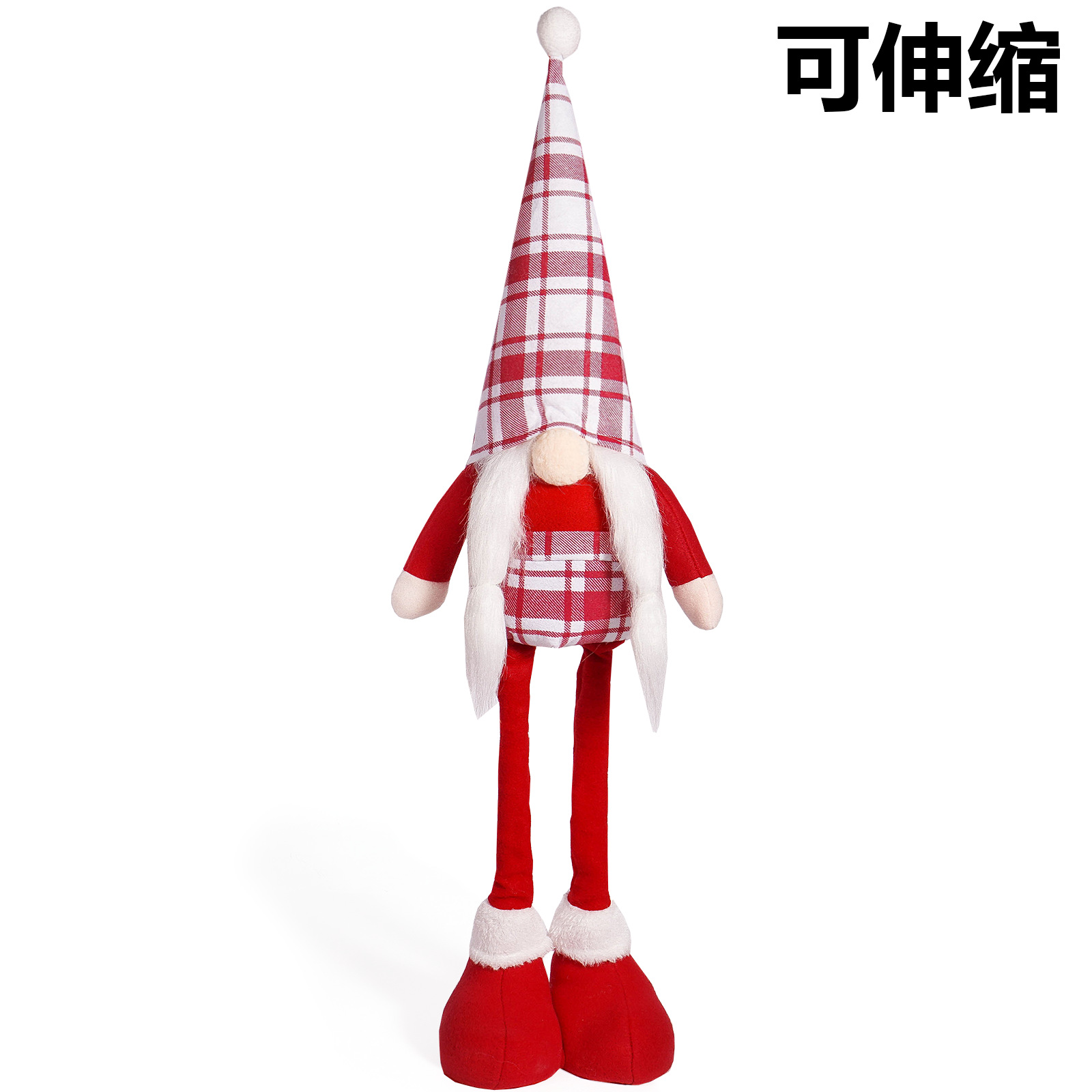 Navidad transfronteriza muñeca sin cara de 20 pulgadas de pie enano muñeca adorable creativa Rudolph decoraciones