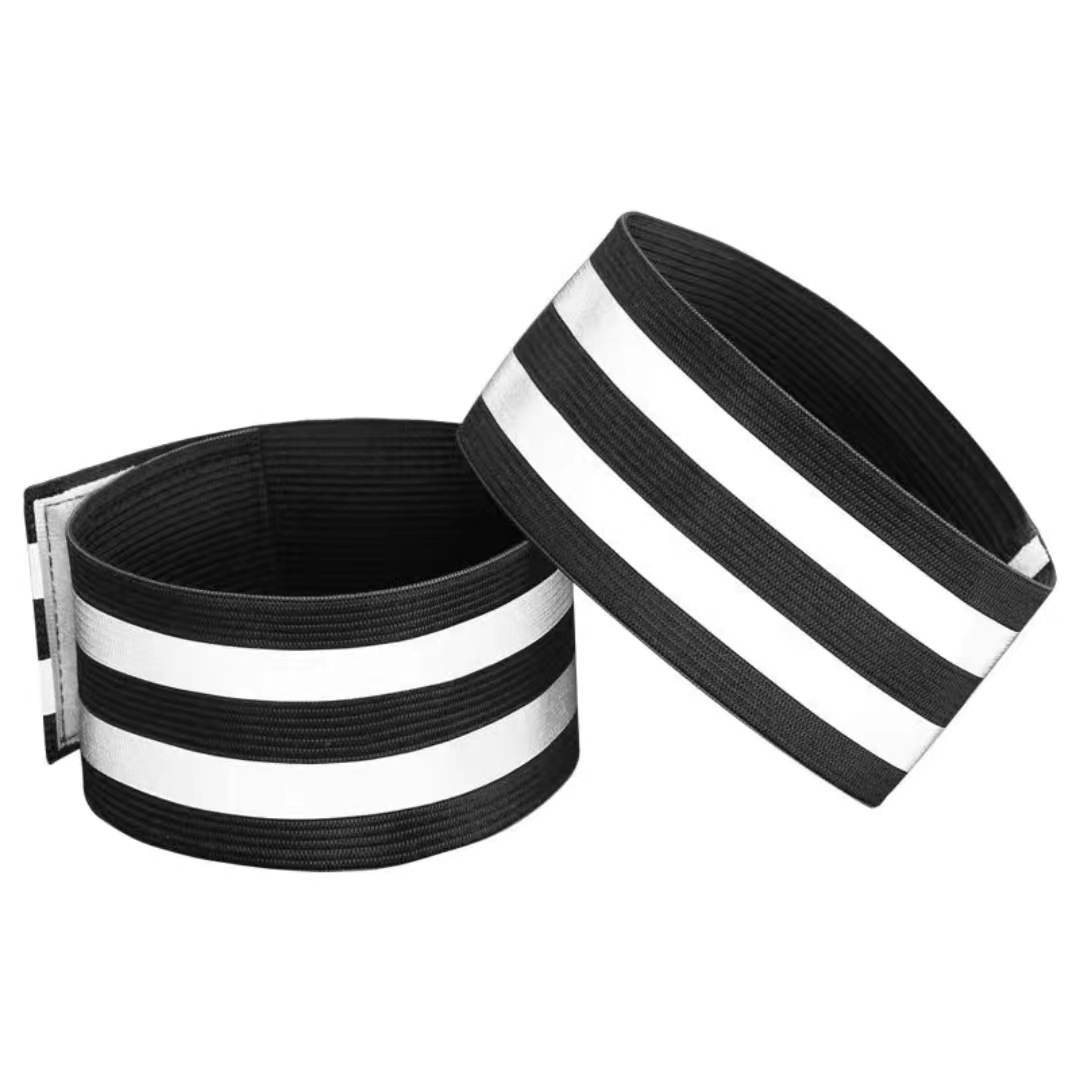 High-visibility reflective wristbands, sports armbands, shoulder straps, elastic arm sleeves, casual night running reflective material, warning strips