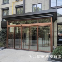 厂家定制写字楼商铺酒店电动玻璃门平移智能感应自动门 可定制