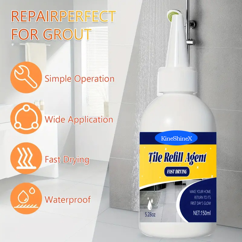 Multi-Effect White Filler, Suitable for Bathroom Bathtub Countertop Kitchen Sink Sealing Waterproof Quick-Curing Adhesive Strip