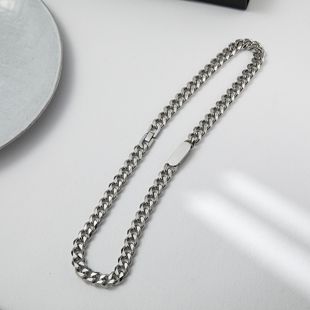 Fashion Geometric Titanium Steel Plating Necklace 1 Piece