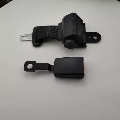 Retractable Two-Point Safety Belt — Car seat belt - semi-closed-retractor-d7-fully-covered-upper-bending-base