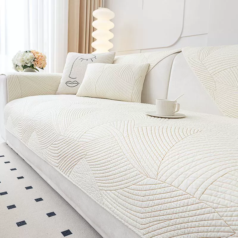 sofa cover scandinavian four‑season non‑slip seat protector, pillow/pillowcase options, multiple sizes