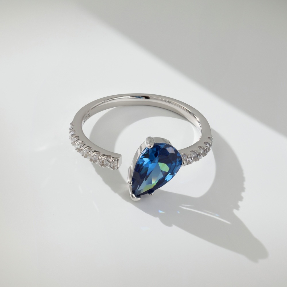 10g Weight Zircon Inlay Material Rings Classification 6, 8, 9 Ring Size 1 Piece Quantity Holiday, Daily Occasion 925 Sterling Silver Material Geometric Pattern Women's Gender Plating, Inlay Design Casual, Shiny Style 925 Sterling Silver Zircon Geometric Rings 29