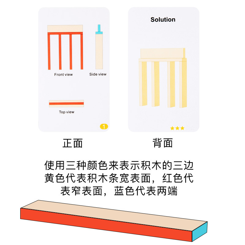 Weiweihu Children's Early Education Space Proyección Desafío Caja de regalo de madera Regalo de cumpleaños Nuevo juguete educativo avanzado