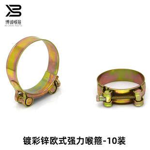 European-Style Galvanized Hose Clamp Thickened Wide Pipe Clamp Oil Pipe Clamp Locking Water Pipe Clamp Pipe Clamp Hoop