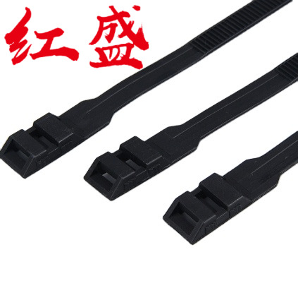 DL-360N12BK黑色红盛塑料-双锁式扎线带 100根/包