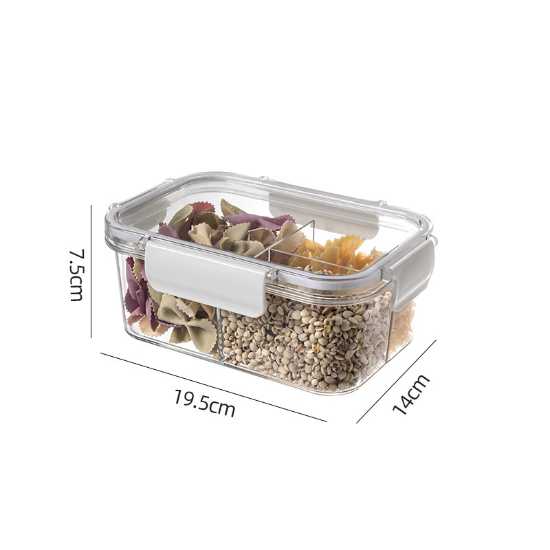 [Jarra sellada transparente engrosada] jarra de almacenamiento de cocina más nítida caja de aperitivos tarro de almacenamiento de granos de té