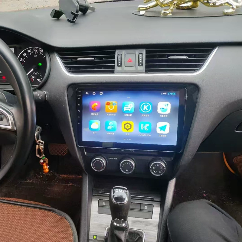 Skoda Octavia 10.2-дюймовый центральный сенсорный экран, Android автомобильный GPS-навигатор все-в-одном