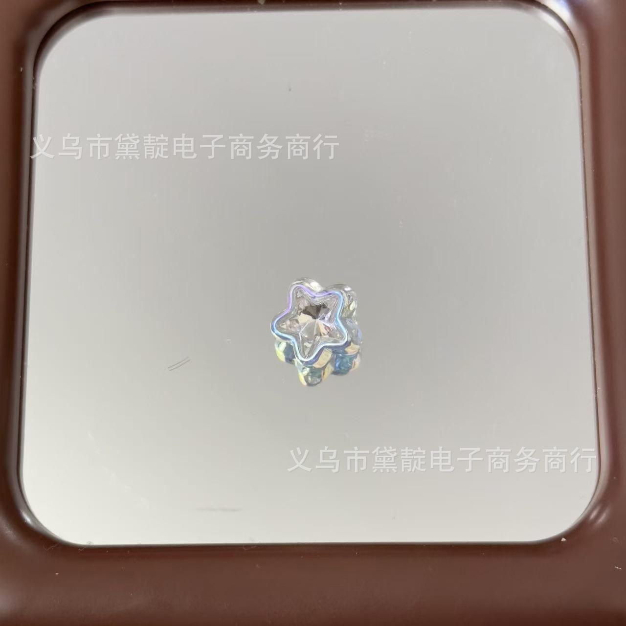 S196 white diamond on white background