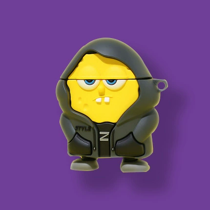 Яблочное защитное чехол из силикона совместимый с брендом милые наушники, bluetooth