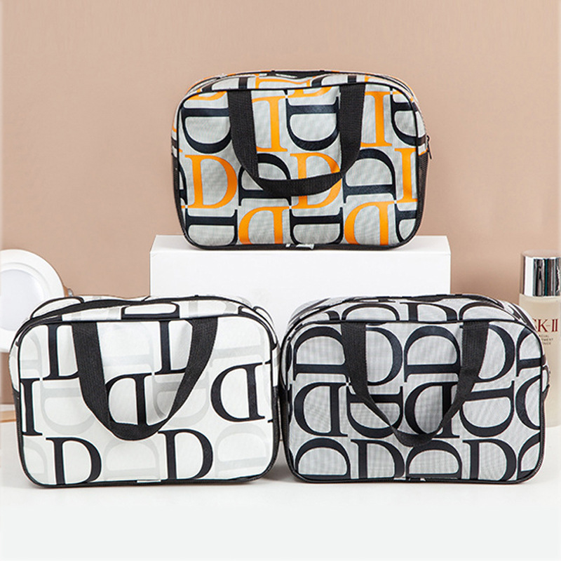 Simple Men's Wash Storage Bag Internet Popular Portable Waterproof Student Swimming Bath Bag Hollow Thickened Cosmetic Bag Net Pocket Simple Men's Wash Storage Bag Internet Popular Portable Waterproof Student Swimming Bath Bag Hollow Thickened Cosmetic Bag Net Pocket