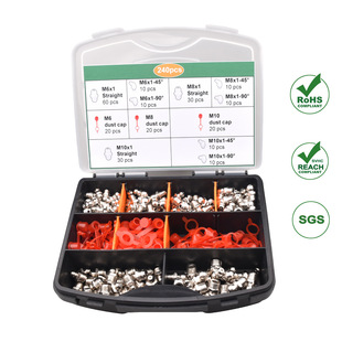 240Pcs Metric Butter Nozzle Sleeve Boxed---Qp280