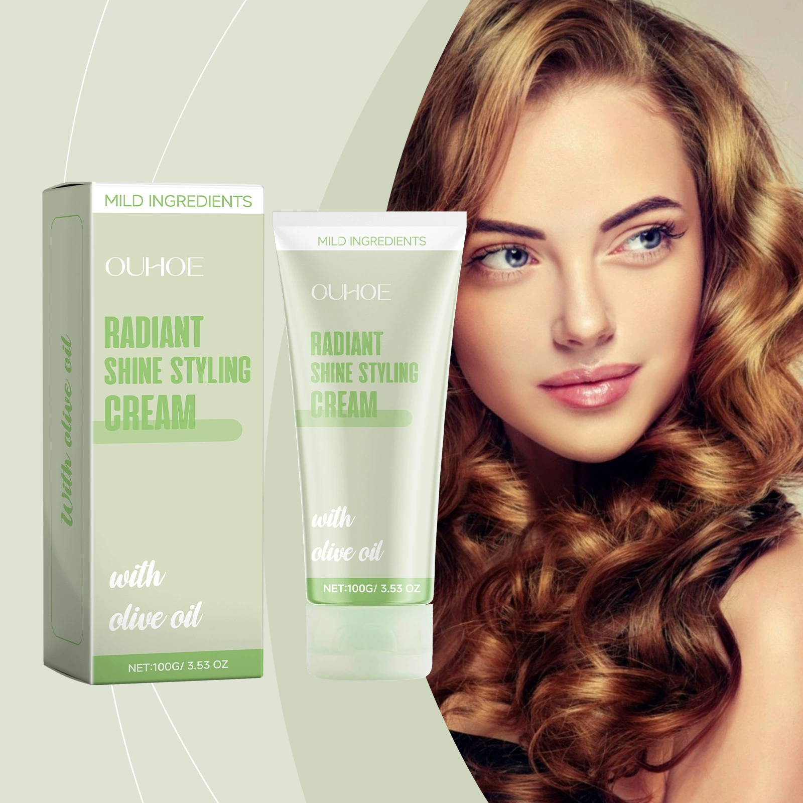 OUHOE смягчающий крем для волос Уход за волосами Уход за волосами, ремонт кожи головы, корни волос, блестящие волосы, цитрусовый аромат
