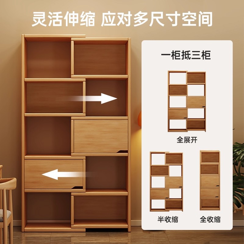 Estante de libros retráctil para niños corredor de esquina de pared estante de estante de almacenamiento integrado contra la pared gabinete de esquina doméstico mostrador de almacenamiento gabinete
