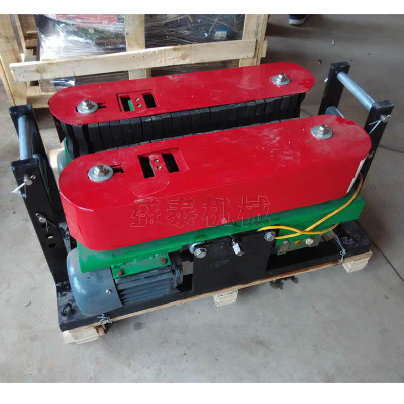 小型电动电线敷设机履带式电缆输送机 线缆传送机 光缆电线牵引机