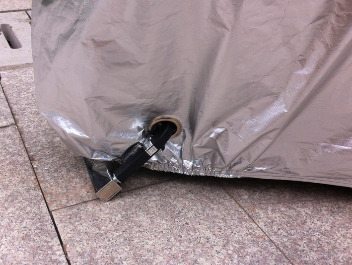 Aluminum Foil Sun Protection Car Rainproof and Dustproof Electric Car Cover Scooter Car Cover Manufacturer Supply