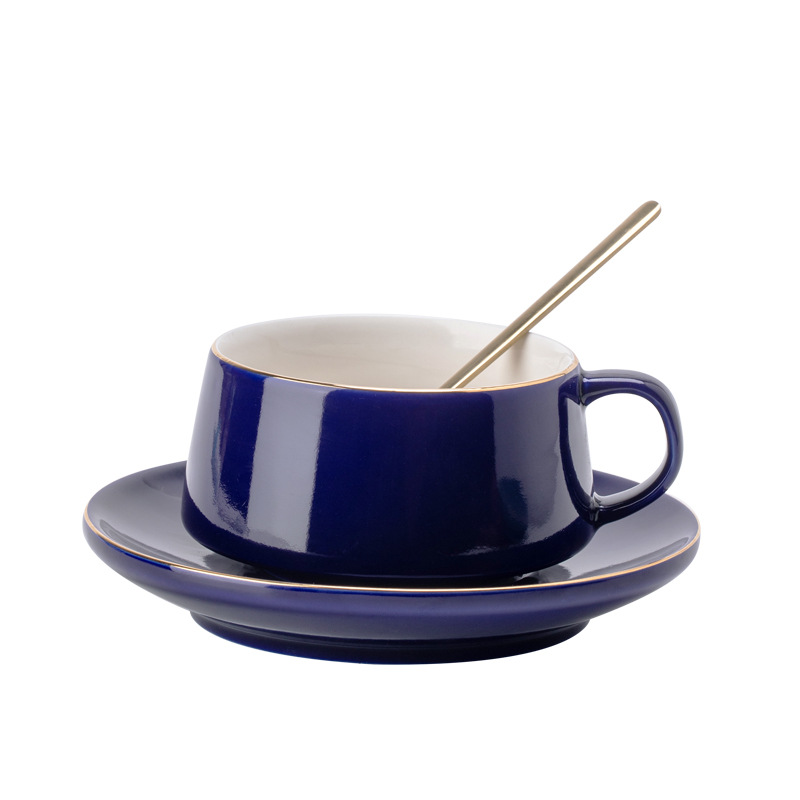Conjunto de tazas de café azul original Klein tazas de cerámica estampadas tazas de agua tazas de agua tazas de cerámica tazas de cerámica