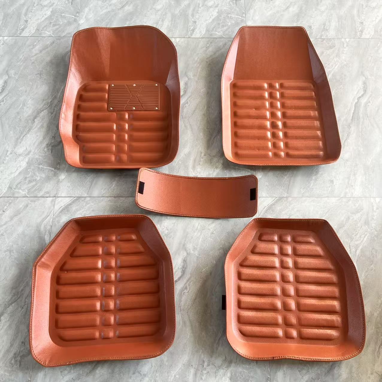 Amazon Wholesale One Generation Fat Temu Universal Car Mats Five Sets of Car Right-Hand Drive Mats