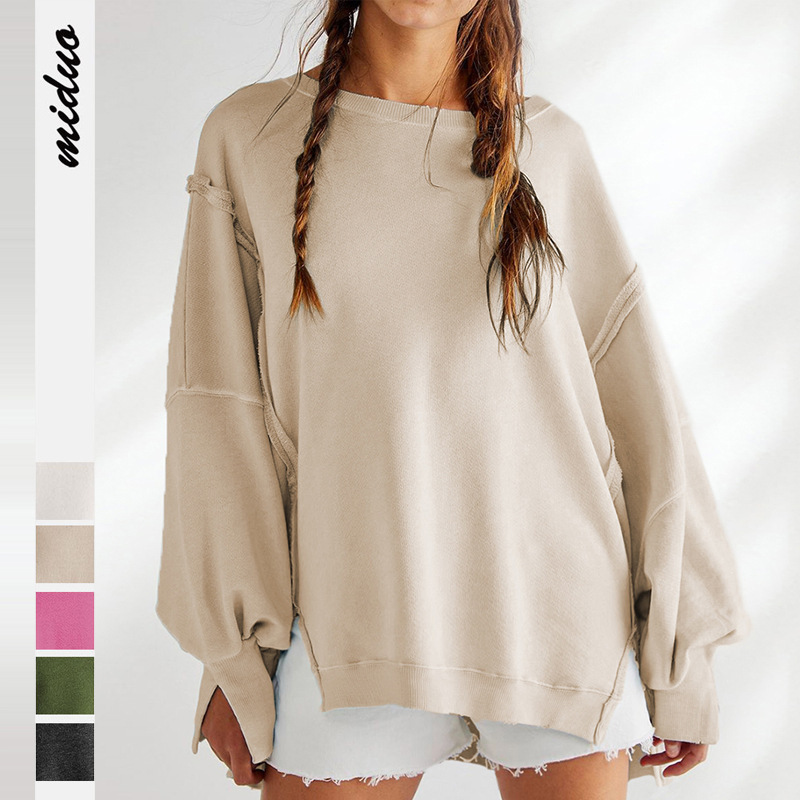 Ebay Hot Selling Round Neck Sweatshirt European and American Fashion Brand Sports Bottoming Shirt T-Shirt Knitwear Long-Sleeved Top Outer Wear Ebay Hot Selling Round Neck Sweatshirt European and American Fashion Brand Sports Bottoming Shirt T-Shirt Knitwear Long-Sleeved Top Outer Wear